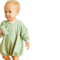 Classique printemps automne nouveau-né bébé unisexe tricoté 100% coton Triangle barboteuse combinaison infantile ramper costume