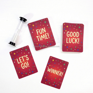Jeu de cartes de questions et réponses en couleur, économique, pour amis, avec services de création d'emballages en boîtes et de boîtes pour jeux de cartes en 2 parties pour couples - Product Image 1