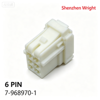 Boîtier de connecteur femelle TE 7-968970-1 6P 5mm de haute qualité pour faisceau de câblage automobile - Vente en gros