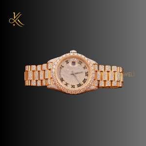 Exclusivo reloj Moissanite Diamond para hombre diseñado para un estilo de vida Premium con calidad inigualable y atractivo de lujo distintivo - Product Image 1