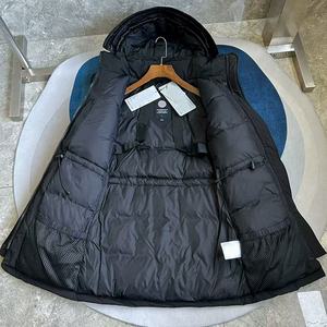 Veste d'hiver <span class=keywords><strong>longue</strong></span> en duvet de canard pour <span class=keywords><strong>femme</strong></span>, en gros, pour l'extérieur, épaisse, rembourrée, imperméable, style parka - Product Image 2