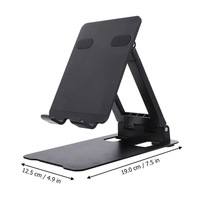 Offres Spéciales support de téléphone portable de bureau pliable et rétractable support de paresseux réglable en métal