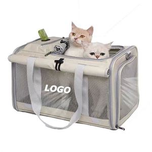 Bolsa de Transporte Transpirable para Mascotas, para Gatos y Perros, Bolsa de Viaje Portátil para Gatos, para Viajes al Aire Libre y Uso en el Automóvil, Regalos Promocionales - Product Image 1
