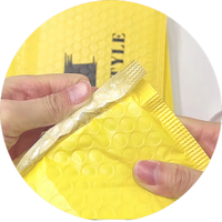 Sac à bulles en film co-extrudé imperméable et antichoc, logo personnalisé, expédition en petites quantités, sac de protection pour cosmétiques, carton, échantillon gratuit