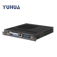 Nuevo Sistema Integrado OPS con Windows 10/11 Pro/Linux, DDR4, Core I3/I5/I7, 195*180*30mm, 128GB/256GB/512GB, Placa Inteligente OPS