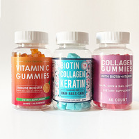 Complément alimentaire beauté à succès, marque privée, L-glutathion, collagène, gommes blanchissantes pour la peau