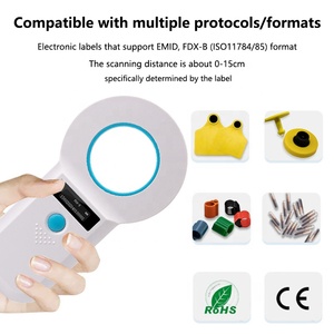 OTPS 134.2khz/125khz 애완 동물 칩 RFID 동물 ID 태그 개 고양이 상 마이크로 칩 휴대용 스캐너 RFID 애완 동물 칩 마이크로 칩 리더 - Product Image 4