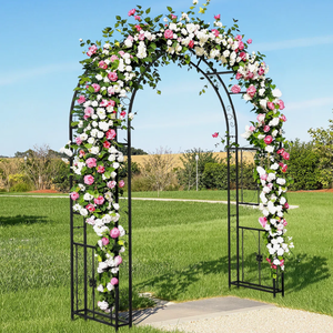 <span class=keywords><strong>Arche</strong></span> de jardin en <span class=keywords><strong>fer</strong></span> <span class=keywords><strong>forgé</strong></span> de haute qualité pour mariage, support DDP vers les États-Unis et l'Europe, <span class=keywords><strong>arche</strong></span> de jardin japonaise en métal pour l'extérieur - Product Image 4