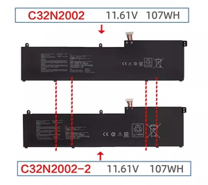 แบตเตอรี่ C32N2002ใหม่11.61V/107Wh สำหรับ <span class=keywords><strong>Asus</strong></span> <span class=keywords><strong>Zenbook</strong></span> Pro <span class=keywords><strong>15</strong></span> UX535 UX564PH พลิก<span class=keywords><strong>15</strong></span> - Product Image 6