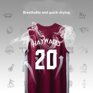 Conjunto de <span class=keywords><strong>Jersey</strong></span> de baloncesto con diseño de patrón azul personalizado para hombre, uniforme de baloncesto digital <span class=keywords><strong>space</strong></span> <span class=keywords><strong>Jam</strong></span>, pantalones cortos universitarios, <span class=keywords><strong>jersey</strong></span> liso - Product Image 5