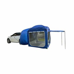 Auvent de camping pour voiture, extension de coffre de SUV, tente de camping pour 5-8 personnes, imperméable, noir et bleu - Product Image 5