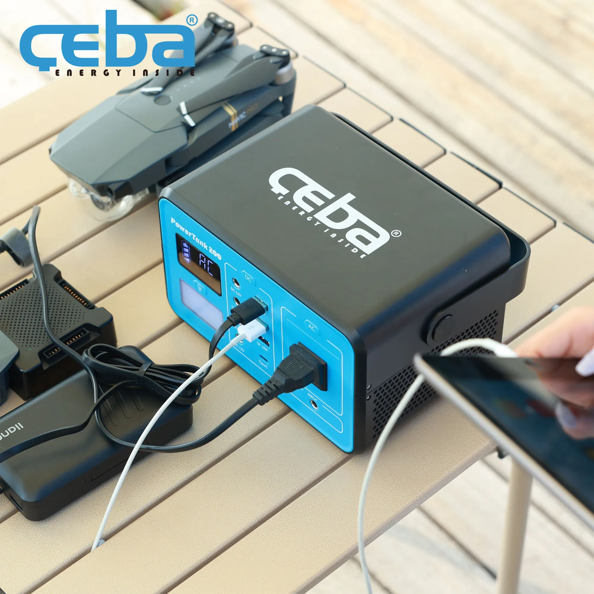 CEBA OEM מותאם אישית חיצוני גודל גדול 300w 500w 1000w קמפינג בית חירום נייד תחנת כוח סולארית כוח נייד