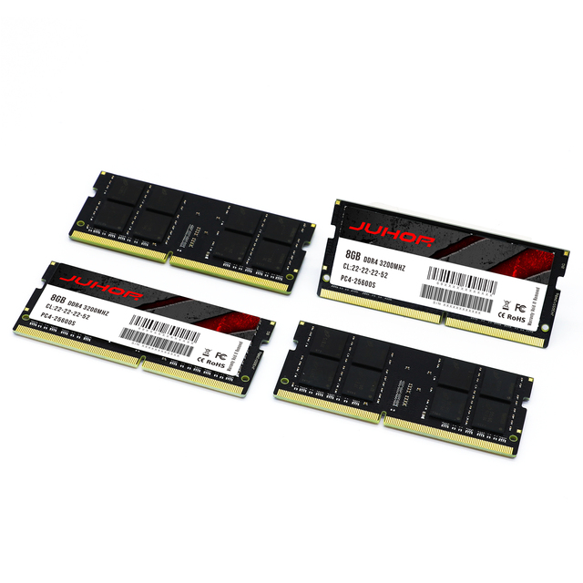 JUHOR DDR4 ECC SODIMM Laptop RAM 8GB 16GB 32GB 3200MHz Workstation Memory 3-Year Warranty