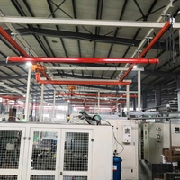 Grue KBK à poutre simple/double, grue suspendue combinée flexible, capacité 500 kg à 1 tonne, approvisionnement direct usine