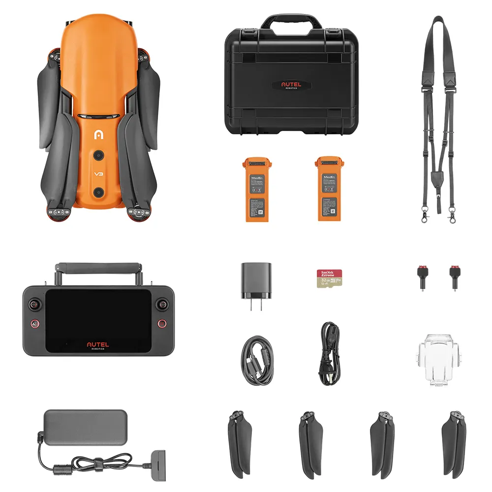 Autel Robotics Evo 2 Ii Pro Enterprise V3 Thermal Imaging Long Range Surveillance Rugged Bundle 6k Rc Drone With Thermal Camera