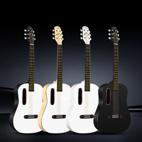 Gitar Akustik Kayu 38 Inch Finishing Matte Berkualitas Tinggi, Penjualan Laris, Grosir Kustom OEM Langsung dari Pabrik