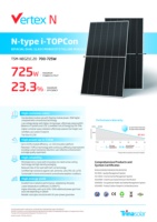 Meilleur choix de panneaux PV de type N TOPCon Trina NEG21C.20 Vertex N 700w 705w 710w 715w 720w Panneaux solaires bifaciaux pour l'industrie
