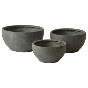 กระถางเซรามิกไฟเบอร์เคลย์ขนาดเล็ก น้ำหนักเบา แข็งแรง ทนทาน กันน้ำ ดีไซน์ใหม่ ขายดีจากโรงงาน ปี 2025 สำหรับใช้ภายในอาคาร - Product Image 1