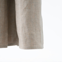 Robe sans manches à col rond en lin sergé scintillant de luxe italien, coupe verticale haut de gamme, nouvelle collection début de printemps B ~ C 26
