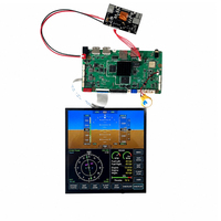 Module LCD carré tactile CTP 7,5 pouces 800x800 40PIN avec interface MIPI 850cd/m² pour simulateur de vol