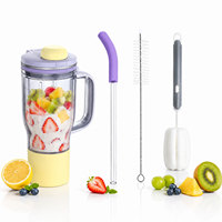 Gobelet de voyage de 26 oz de remplacement pour Nin-ja BlendBOSS DB301 DB351, gobelet à smoothie anti-fuite avec couvercle, gobelet de mixeur portable