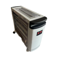 Chauffage infrarouge électrique au quartz 2400W pour l'UE, construction métallique, certifié CE, chauffage rapide, pour maison, bureau, garage
