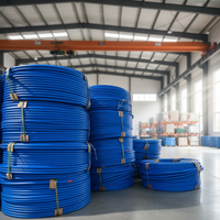 Conducto de HDPE Flexible y Duradero de Alta Presión, Cuadrado, de 7 Vías, con Revestimiento Exterior Reforzado de 14/10 mm, para Entierro Directo, Telecomunicaciones