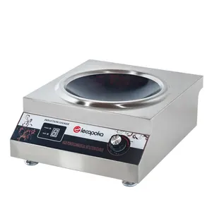 220V 3500w wok chino turbo quemador mejor comercial de cocinas de inducción de guangdong de la cocina de inducción