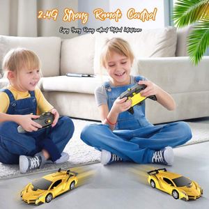 Voiture télécommandée transformable pour enfants 1:18, jouet robot transformable à une touche avec télécommande cinq directions - Product Image 6