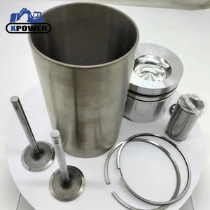 Kit de chemises de cylindre E3208 9N6275, chemise de cylindre 7E4729, piston 2W4831, axe de piston et segments pour excavatrice - Product Image 1