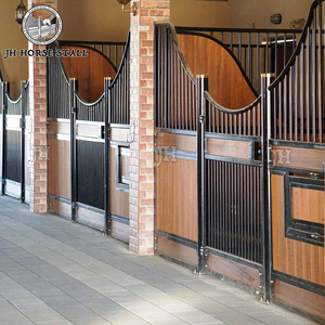 12x12 조립식 영구 도매 스테인레스 스틸 소나무 말 안정적인 피더 장비 말 스톨 앞 - Product Image 6