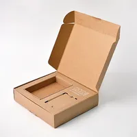 Boîtes d'expédition personnalisées imprimées, boîtes d'emballage en carton ondulé, boîtes cosmétiques personnalisées avec doublure pour produits électroniques