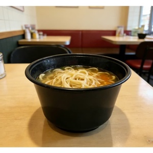 Trendy 16oz Black PP Frosted Bowl 500ml Disposable Takeaway Container for Light Food and Internet Celebrity Dessert - Product Image 3