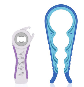 ที่เปิดขวดซิลิโคนอเนกประสงค์2แพ็ค4-in-1ที่เปิดขวดด้วยมือที่เปิดขวด - Product Image 3