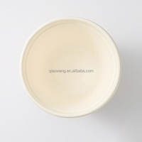 Qiaowang – Ensemble de contenants alimentaires jetables biodégradables en bagasse de canne à sucre de 16 oz – Bols et tasses – Boîtes à lunch pour vente en gros et plats à emporter