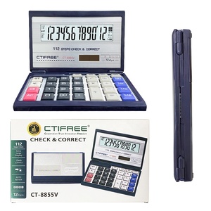 CT-8855V CTIFREE เครื่องคิดเลขวิทยาศาสตร์แบบตั้งโต๊ะ พลาสติก พลังงานแสงอาทิตย์ 12 หลัก - Product Image 1