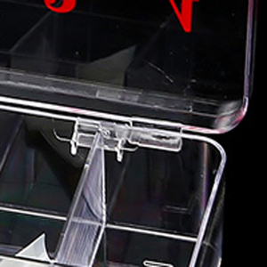 Boîte de rangement en plastique transparent à 10 compartiments avec séparateurs pour perles, bijoux, nail art, bricolage et artisanat - Product Image 5