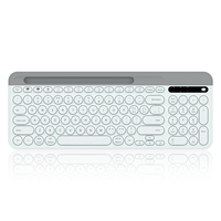 Keyboard Gaming membran kunci Logo kustom dengan 2.4G BT & Mouse kantor ergonomis nirkabel tipe-c kondisi baru