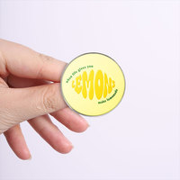 Spedizione Diretta di Badge Rotondi Personalizzati Stampati, Spille Personalizzate con Cartoni Animati, Citazioni Ispiratrici, Figure di Animali e Piante