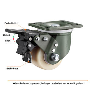 YTOP 2 "Super-Hochlast rollen aus weißem <span class=keywords><strong>Nylon</strong></span> 50mm Hochleistungs-Industrie-<span class=keywords><strong>Nylon</strong></span> rollen - Product Image 4