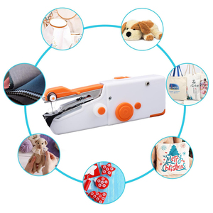 Mini Portable Electric <b>Sewing</b> <b>Machine</b> with Chain Stitch & Engine for Kids <b>Children</b> Thread Trimmer Clothes Home Use - Product Image 3