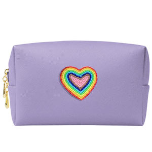 Borsa Clutch e Pochette Grande Capacità Stile Bohemien con Perline per Donna, con Ricami a Strisce, Cuori Arcobaleno, <span class=keywords><strong>Cani</strong></span> e Motivi Limoni - Product Image 4