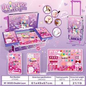 <span class=keywords><strong>Estuche</strong></span> de <span class=keywords><strong>Maquillaje</strong></span> de Sirena, <span class=keywords><strong>Estuche</strong></span> de Cosméticos con Ruedas, Esmalte de Uñas, Lápiz Labial, Juguete de Simulación para Niñas - Product Image 1