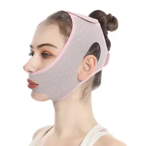 Beauty Face Sculpting Máscara do sono Chin Strap para o Chin Duplo para a mulher V-Line Shaping Rosto Máscaras