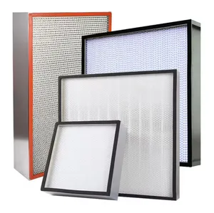 Industrial HEPA Filter with 99.99% Filtration Efficiency for Clean Room H14 HEPA Filter for Conditioning Ventilation