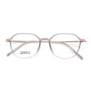 Monture de lunettes ovale en titane M8255 50mm, légère, monture complète, verres en résine, unisexe, origine Danyang - Product Image 3