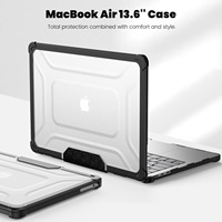 Coque de protection pour Mac Book Air 13.6 2022/2024/2025 (M2 A2681/M3 A3113/M4 A3240), support de dissipation thermique pour ordinateur portable