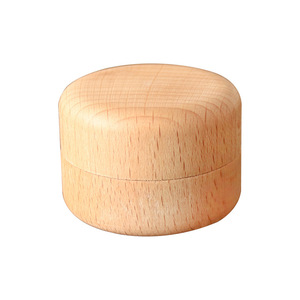 Boîte de rangement en bois pour bijoux, finition naturelle, 5x5x3,5 cm, pour collier, ornement, dent de bébé, cheveux, cordon ombilical, souvenir - Product Image 5