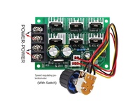 Régulateur de vitesse de pompe à moteur CC PWM 40A Carte de commande haute puissance 12V24V36V Module de transmission électronique sans paliers
