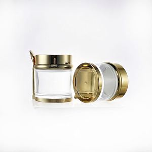 Envase Cosmético de Vidrio Transparente y Plateado Ecológico de Lujo de 30 ml, 50 ml y 80 ml, Crema Facial para el Cuidado de la Piel, Base de Plástico, Cuchara, Impresión Serigráfica - Product Image 3